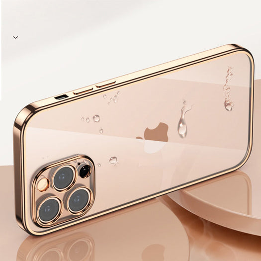 Luxury Square Silicon Clear Back Case With Camera Protection For iPhone 11 Pro Max - Premium Cases