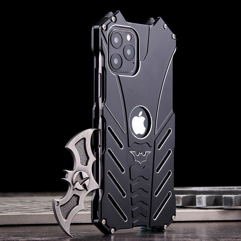 Batman Premium Luxury Metal Phone Case with Bat Stand for iPhone 13 Pro Max