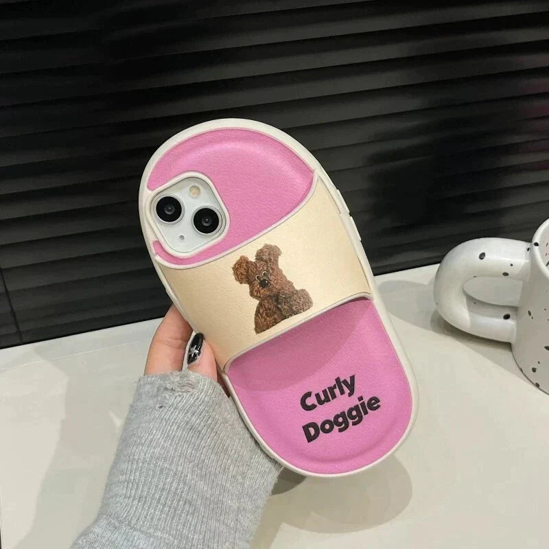 Cartoon Slipper Back Case For Apple iPhone 15 Pro Max