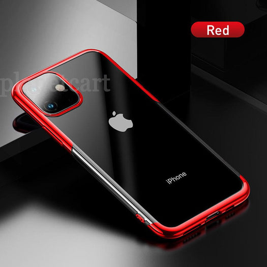 Baseus Ultra-Thin Transparent Sparkling Edge Case For iPhone 11