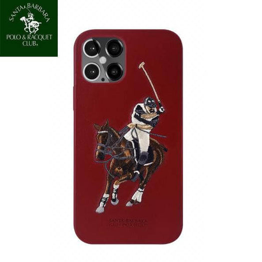 Santa Barbara Jockey Series Genuine Leather Case For iPhone 13 - planetcartonline