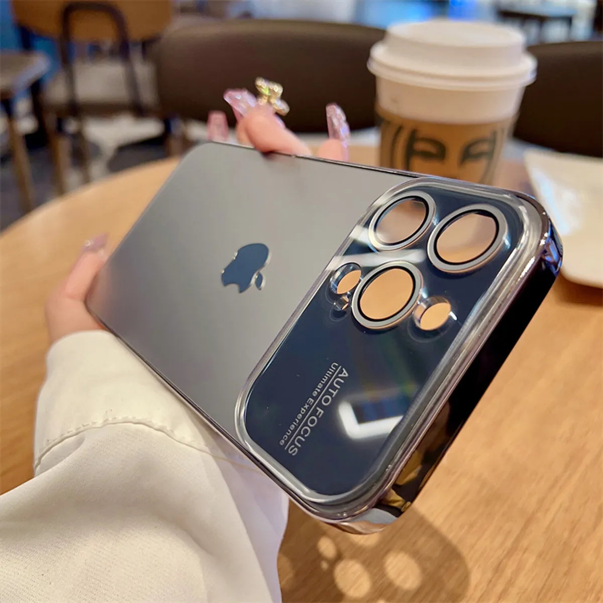 New design Lens Glass Case For iPhone 15 Pro