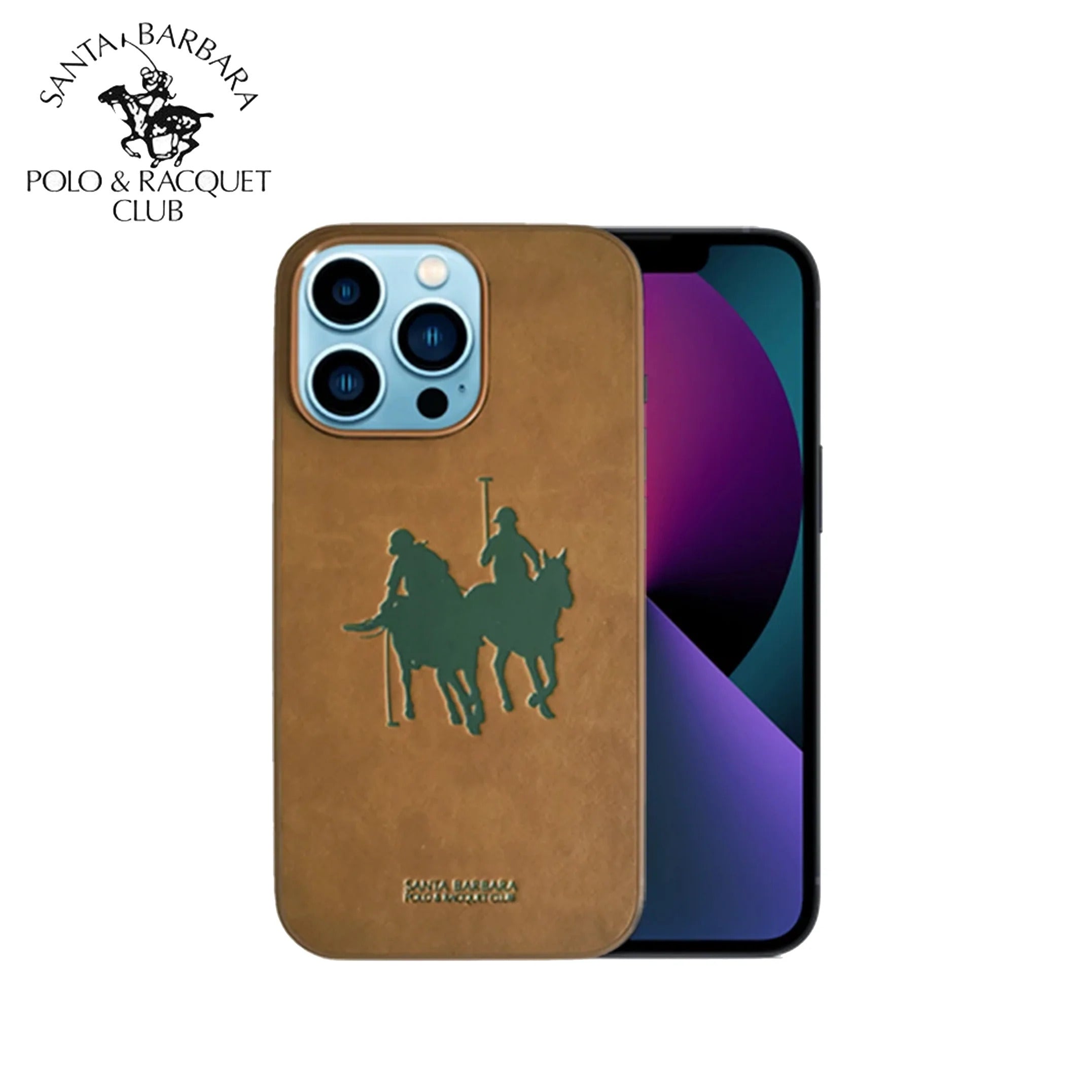 Santa Barbara Umbra Series Genuine Brown Leather Case For iPhone 14 Pro Max