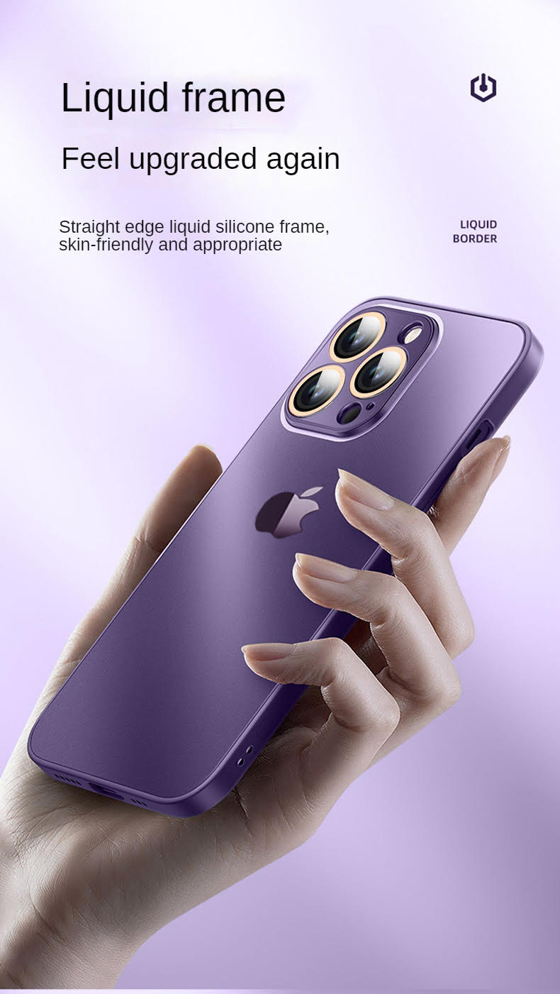 Glossy Ultra Thin Electroplated Camera Lens Protection For iPhone 13 Series