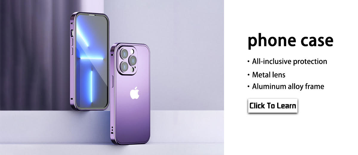 Glossy Ultra Thin Camera Lens Protection Case For iPhone