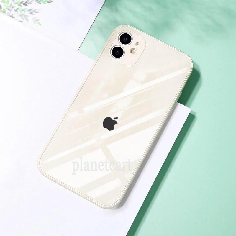 Special Edition Glossy Silicone Soft Edge Back Case with Camera Protection For iPhone 11