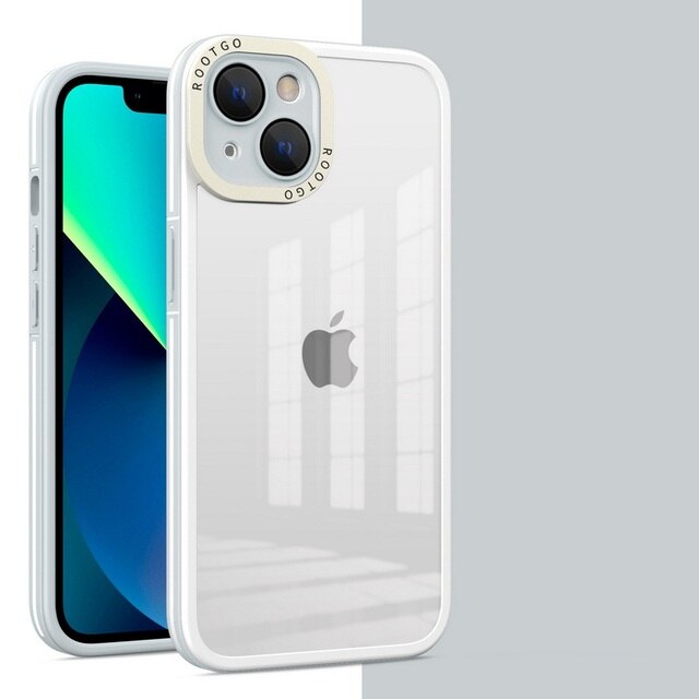 Root Transparent Polycarbonate Back Case Cover for iPhone 13